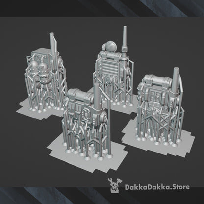 Imperial Army Guard Backpack Bits x4 (4 Units), Imperial Army resin conversion bits, 28mm heroic scale unpainted, view 2