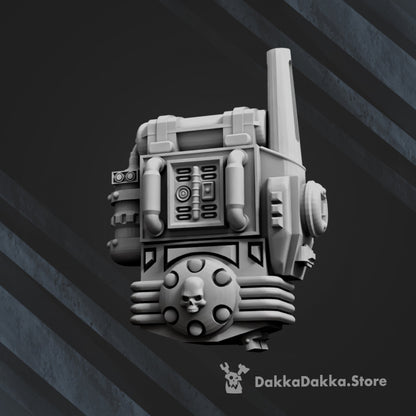 Imperial Army Guard Backpack Bits x4 (4 Units), Imperial Army resin conversion bits, 28mm heroic scale unpainted, view 7