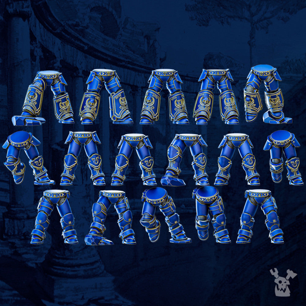Titans Additional Legs Without Decor Pack (Legio Prima Victrix), Titans resin conversion bits, 28mm heroic scale unpainted