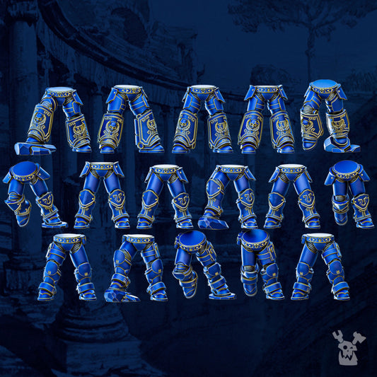 Titans Additional Legs Without Decor Pack (Legio Prima Victrix), Titans resin conversion bits, 28mm heroic scale unpainted