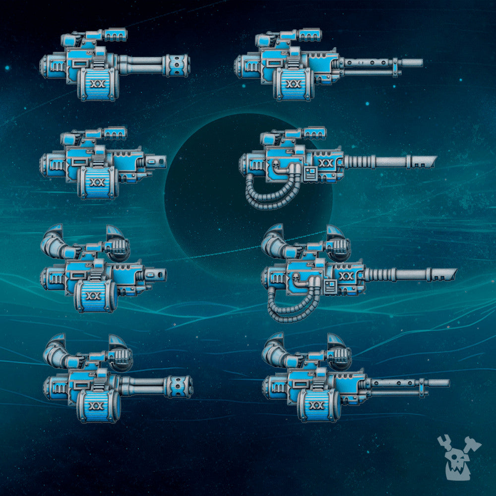 Imperial Army Scylla Heavy Weapons, Imperial Army resin conversion bits, 28mm heroic scale unpainted resin
