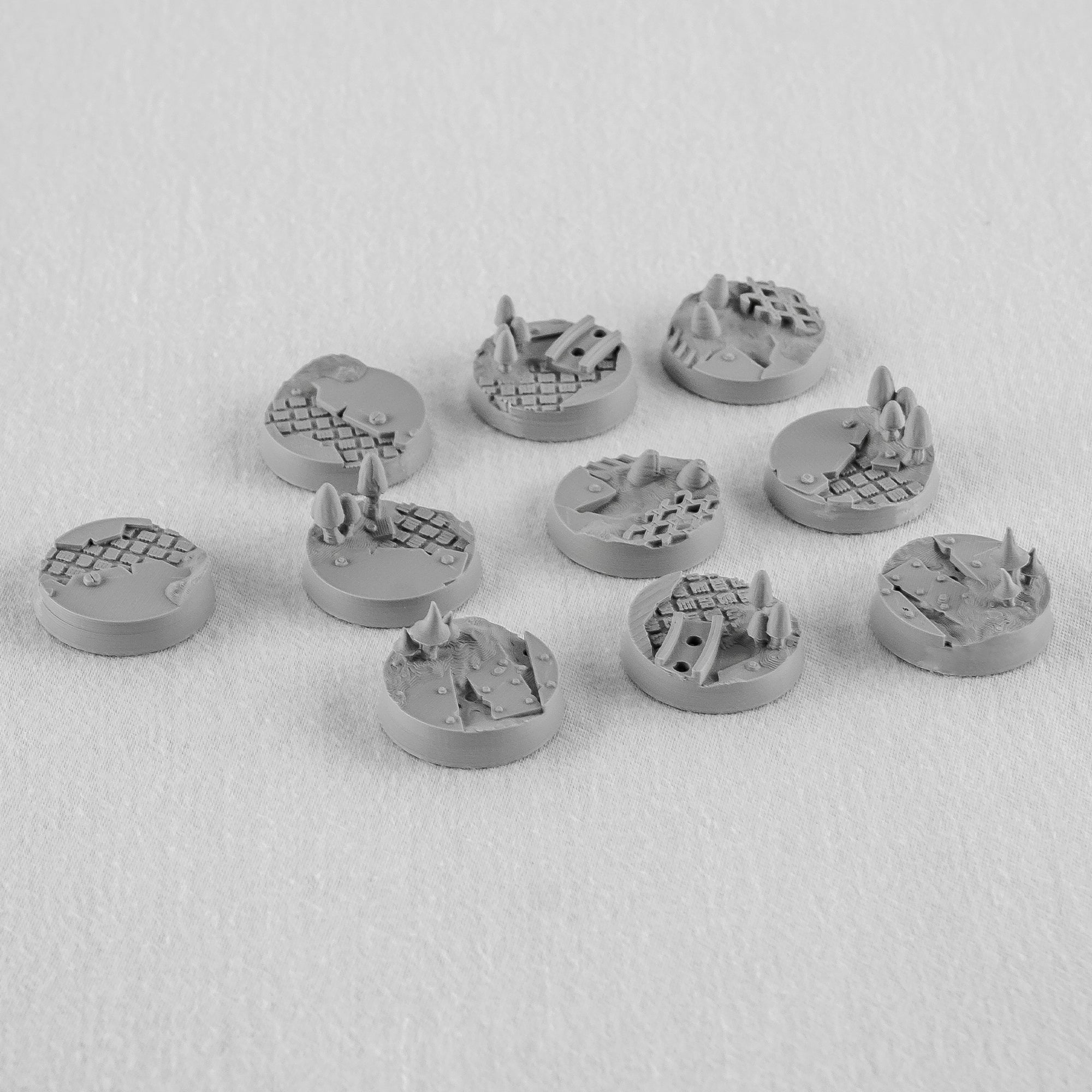 Warpzel-1A Ork Fungus Farm  FDM Miniature Bases (25mm-90mm)