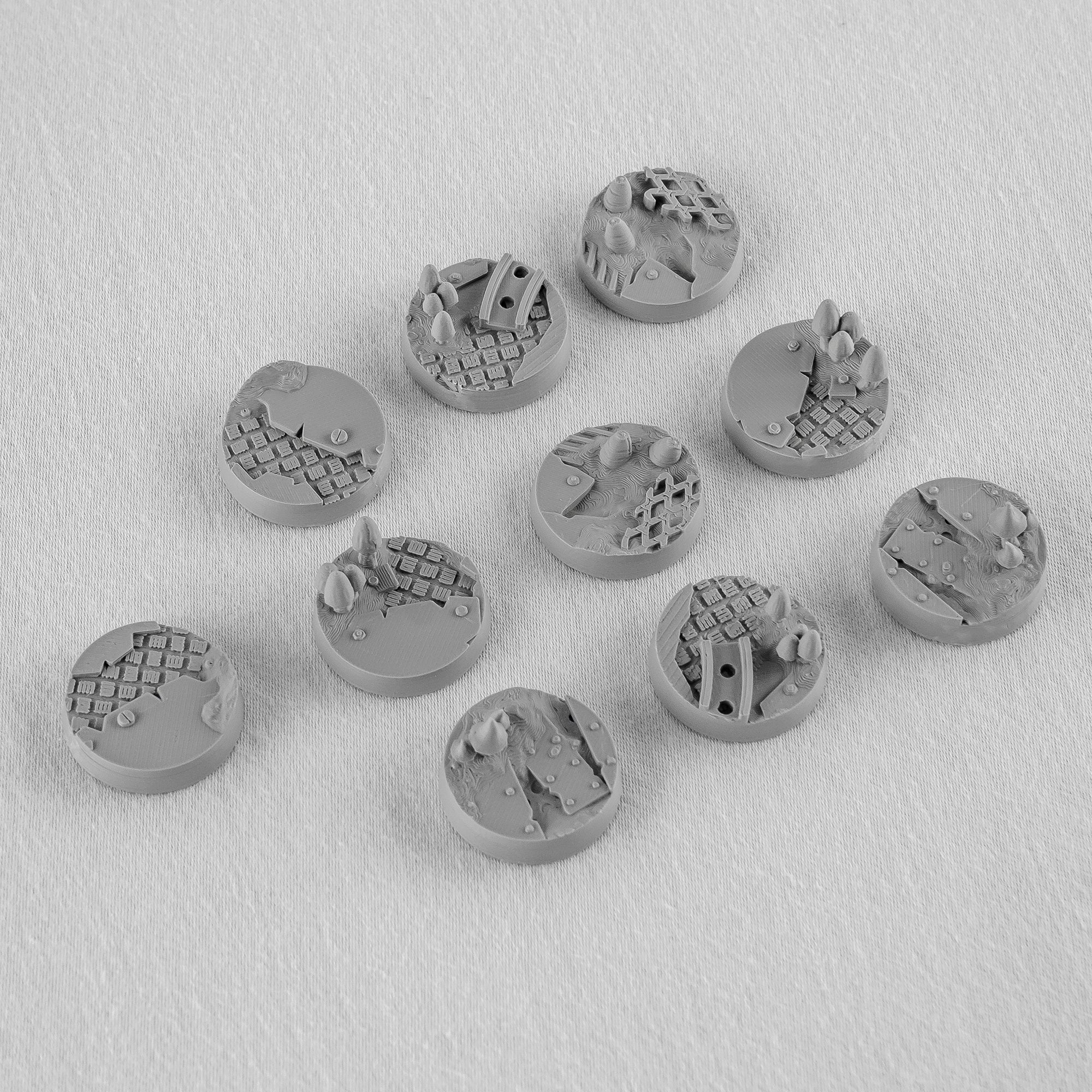 Warpzel-1A Ork Fungus Farm  FDM Miniature Bases (25mm-90mm)