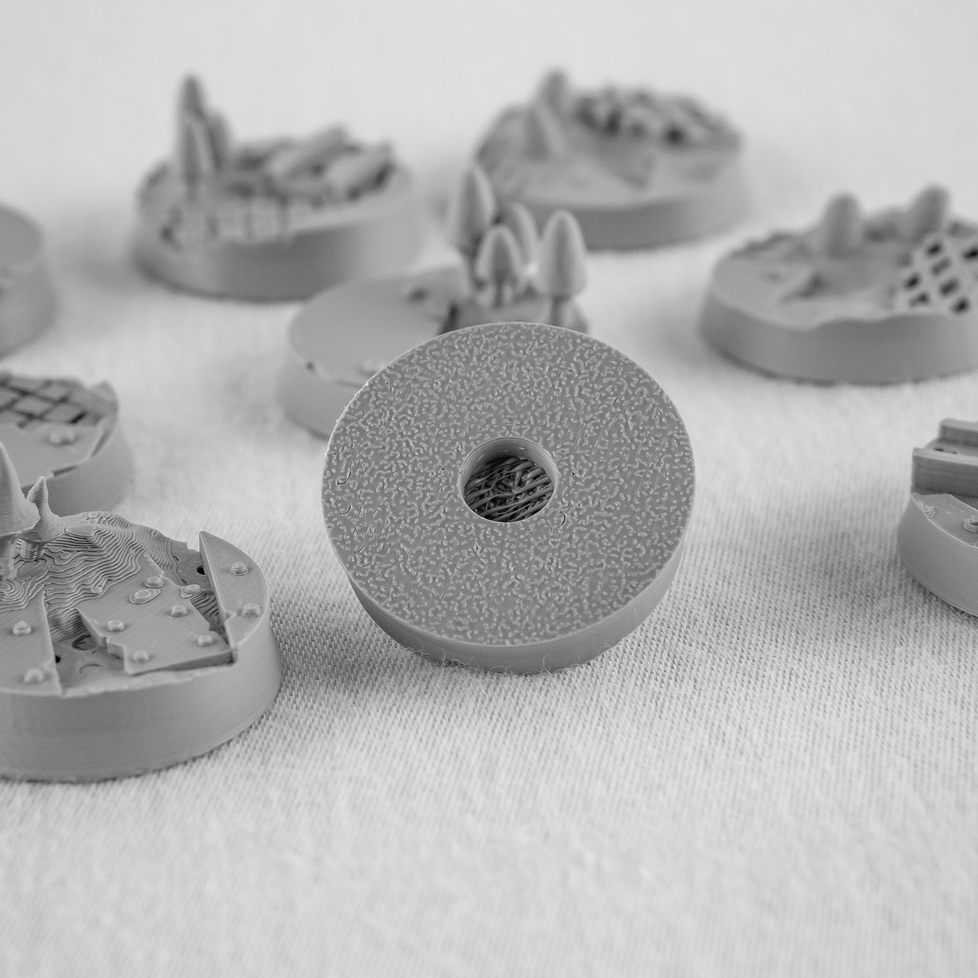 Warpzel-1A Ork Fungus Farm  FDM Miniature Bases (25mm-90mm)