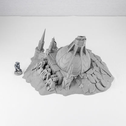 Pack de terrains pour vaisseau amiral Abyssal Redeemer Crashed