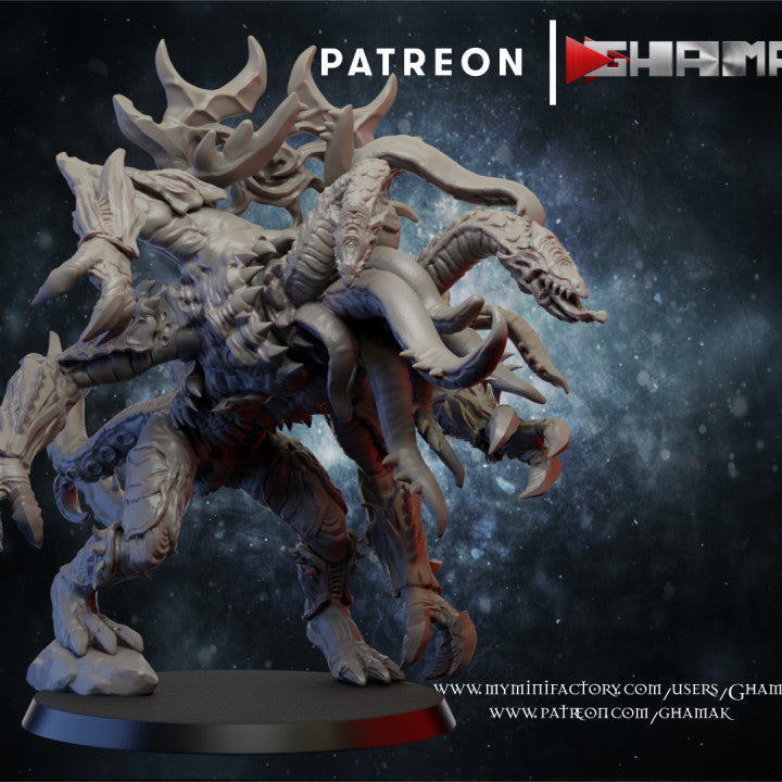 Hellspawn Chaos Creature 1, Hellspawn proxy miniature, 28mm heroic scale unpainted resin