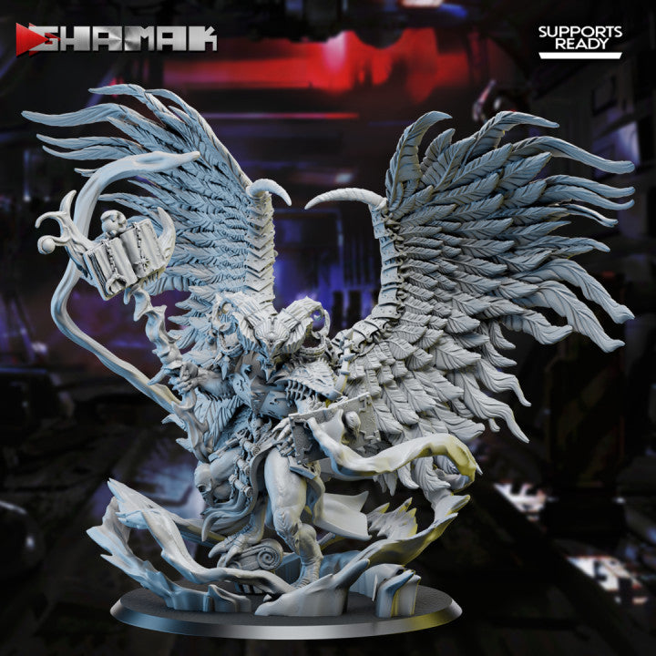 Hellspawn Lord of Shifting Dooms, Hellspawn proxy miniature, 28mm heroic scale unpainted resin