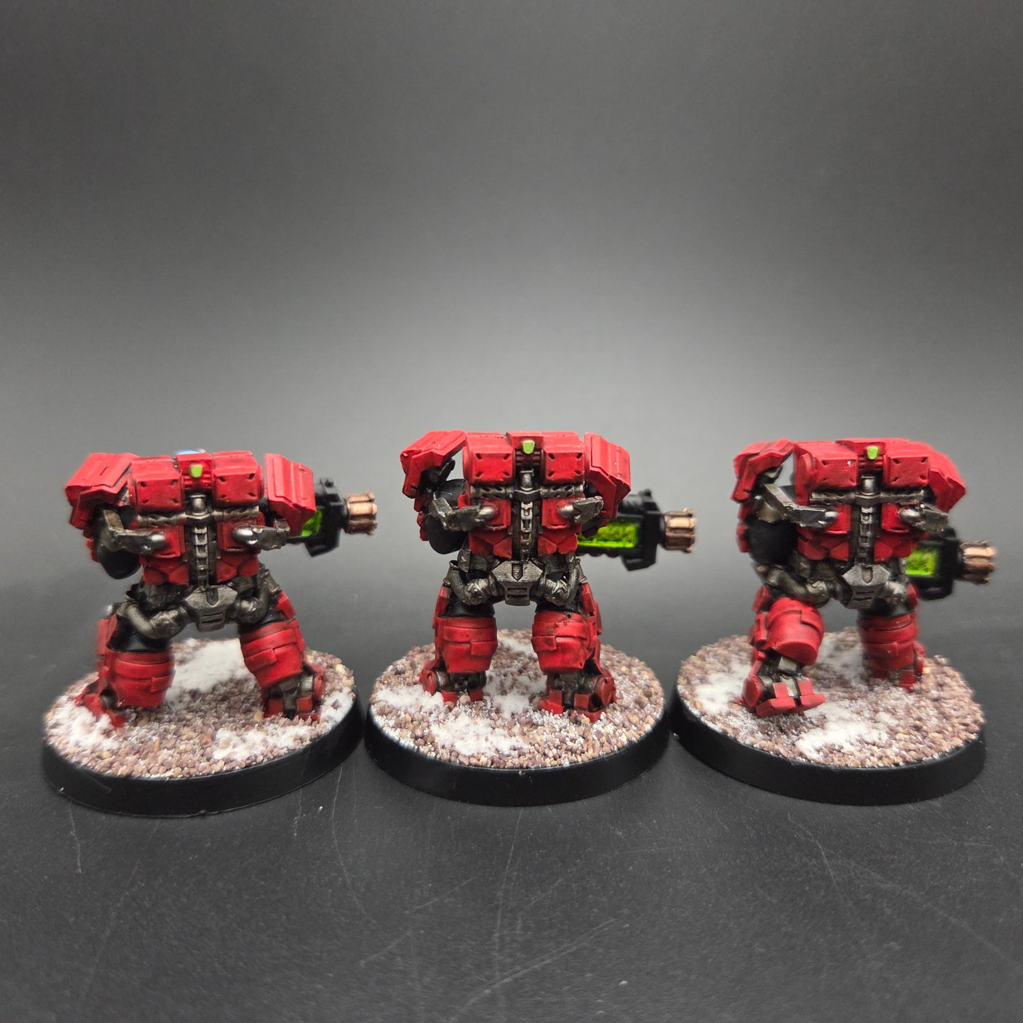 Space Dwarf Thunderlords Exo-Frames (3 Units), Space Dwarf proxy miniature, 28mm heroic scale unpainted resin, view 7
