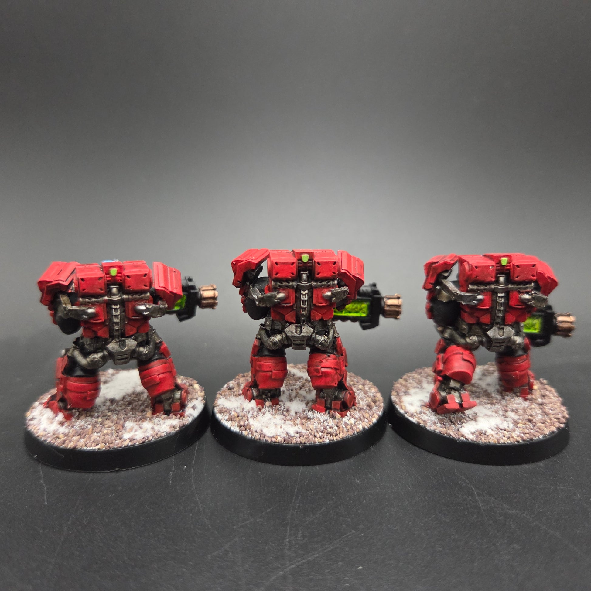 Space Dwarf Thunderlords Exo-Frames (3 Units), Space Dwarf proxy miniature, 28mm heroic scale unpainted resin, view 7
