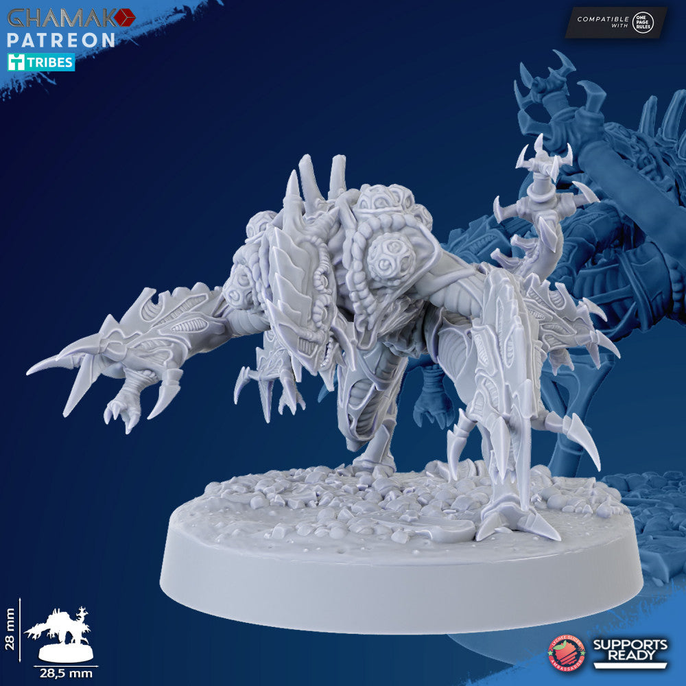 Tech Priests Genextractors (4 Units), Tech Priests proxy miniature, 28mm heroic scale unpainted resin, view 2