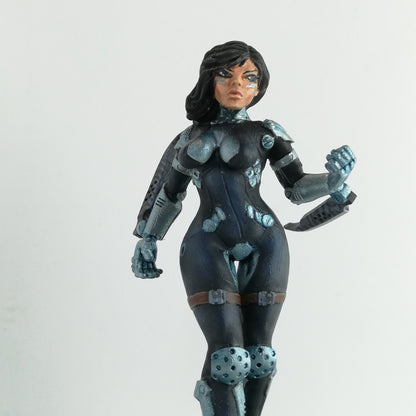 Akita, resin miniature, 28mm heroic scale unpainted resin, view 7