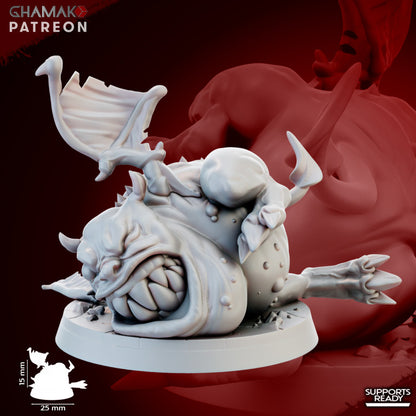 Big Jaws Herd (12 Units), resin miniature, 28mm heroic scale unpainted resin, view 6