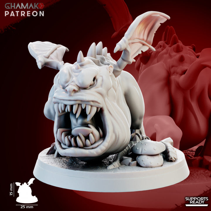 Big Jaws Herd (12 Units), resin miniature, 28mm heroic scale unpainted resin, view 7