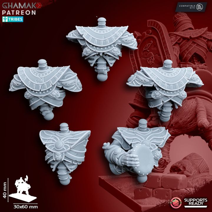 Sabretooth Riders (5 Units), resin miniature, 28mm heroic scale unpainted resin