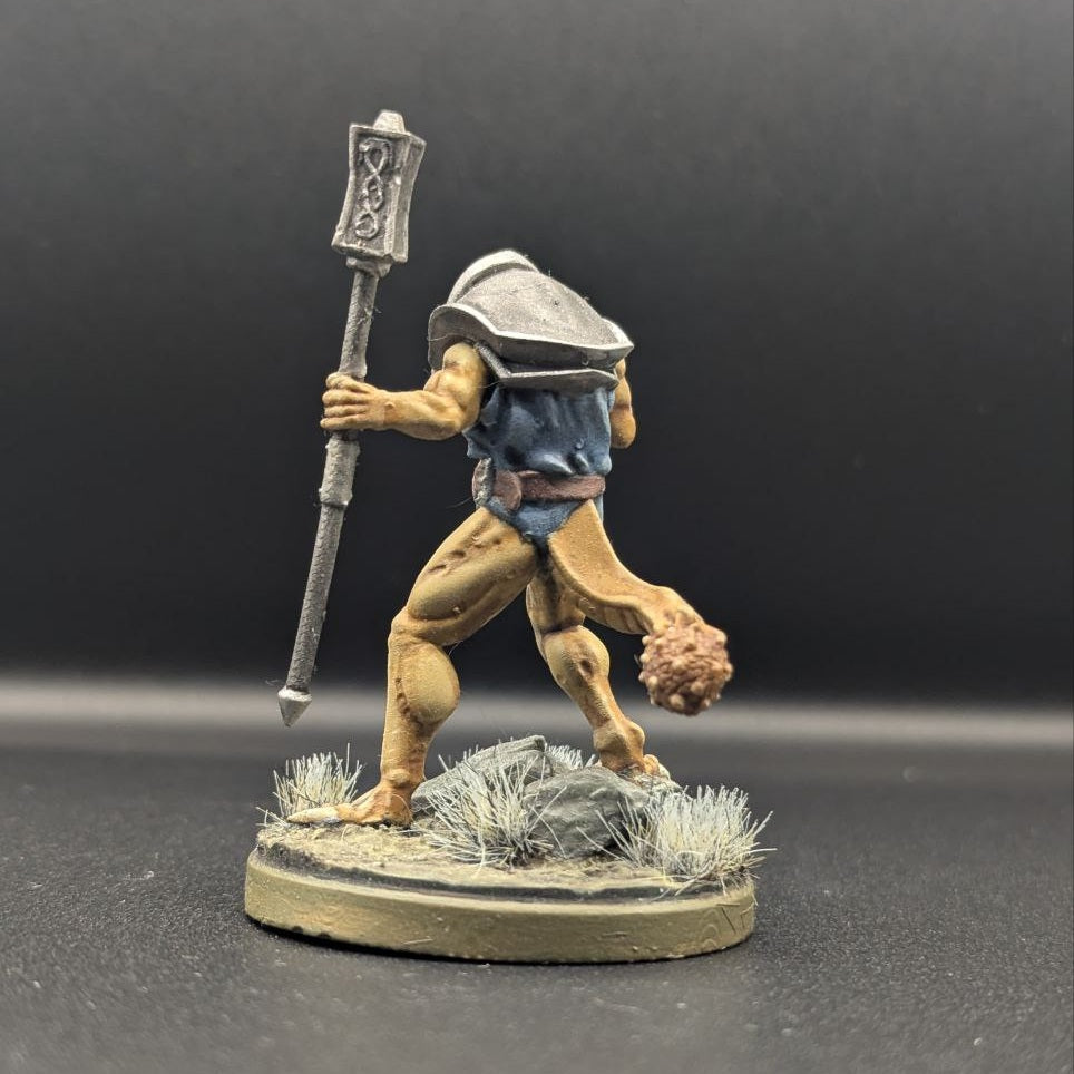 Swamp Neighbours (3 Units), resin miniature, 28mm heroic scale unpainted resin, view 4
