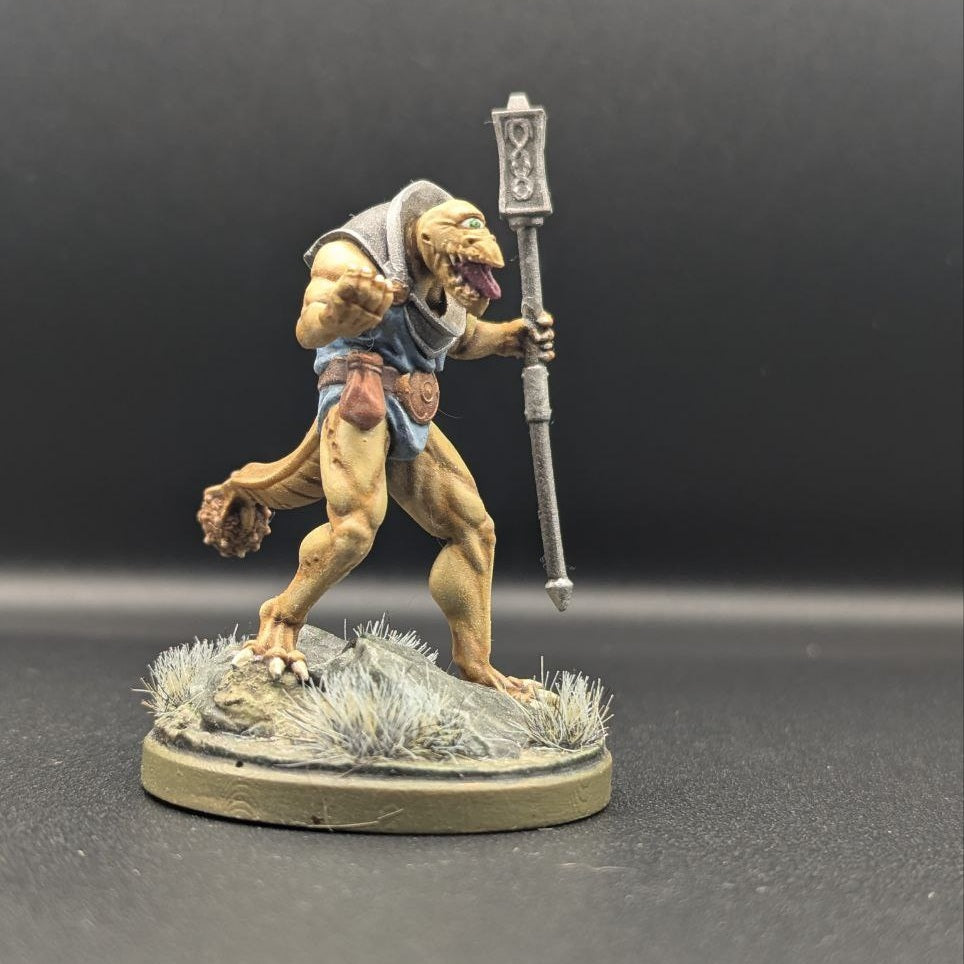 Swamp Neighbours (3 Units), resin miniature, 28mm heroic scale unpainted resin, view 6