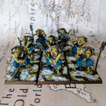 Swamp Neighbours (3 Units), resin miniature, 28mm heroic scale unpainted resin, view 8