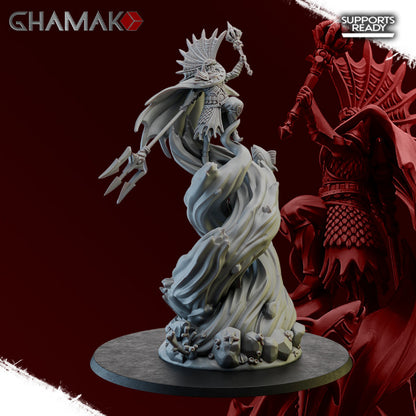 The Sea Storm, resin miniature, 28mm heroic scale unpainted resin