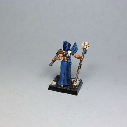 Female Cultist, resin miniature, 28mm heroic scale unpainted resin, view 4