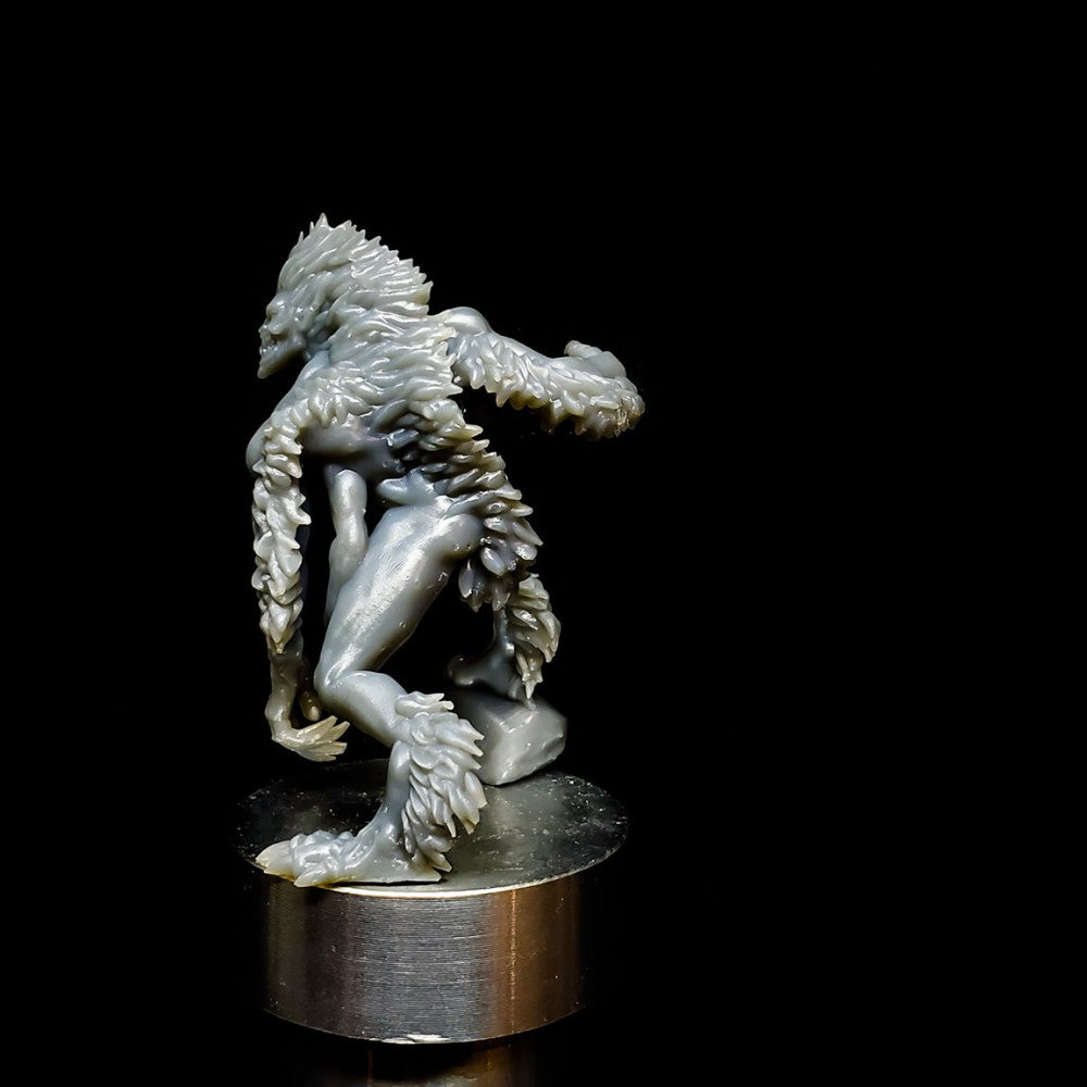 Draegloth, resin miniature, 28mm heroic scale unpainted resin, view 4