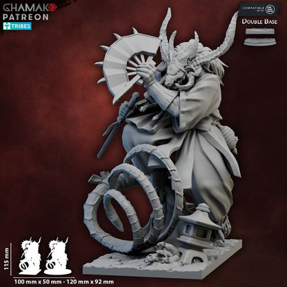 Sakkaku, resin miniature, 28mm heroic scale unpainted resin