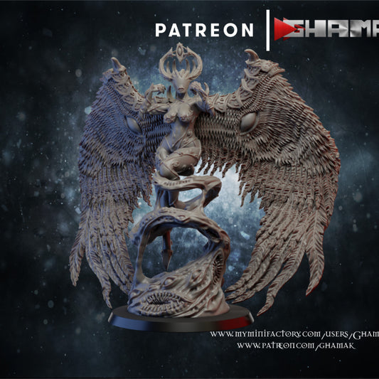 The Demon, resin miniature, 28mm heroic scale unpainted resin