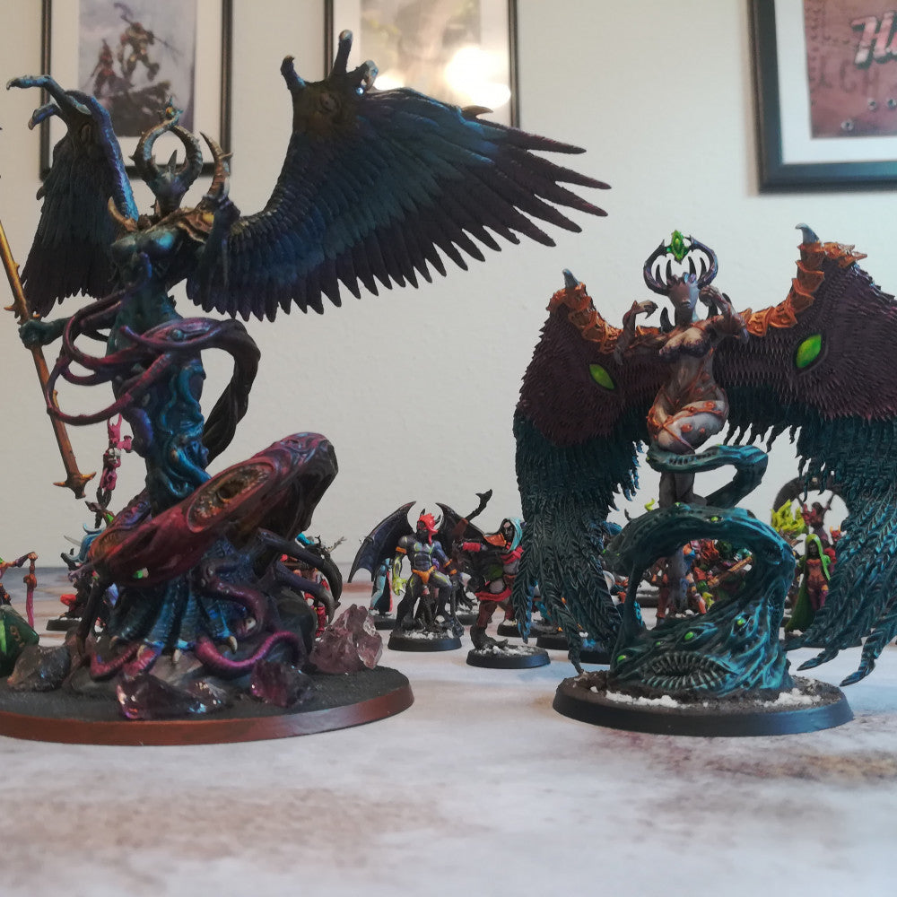 The Demon, resin miniature, 28mm heroic scale unpainted resin, view 2