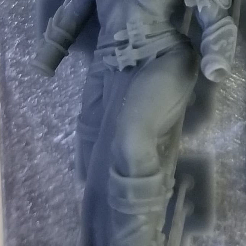 Tiefling Team, resin miniature, 28mm heroic scale unpainted resin