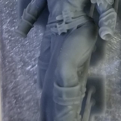Tiefling Team, resin miniature, 28mm heroic scale unpainted resin