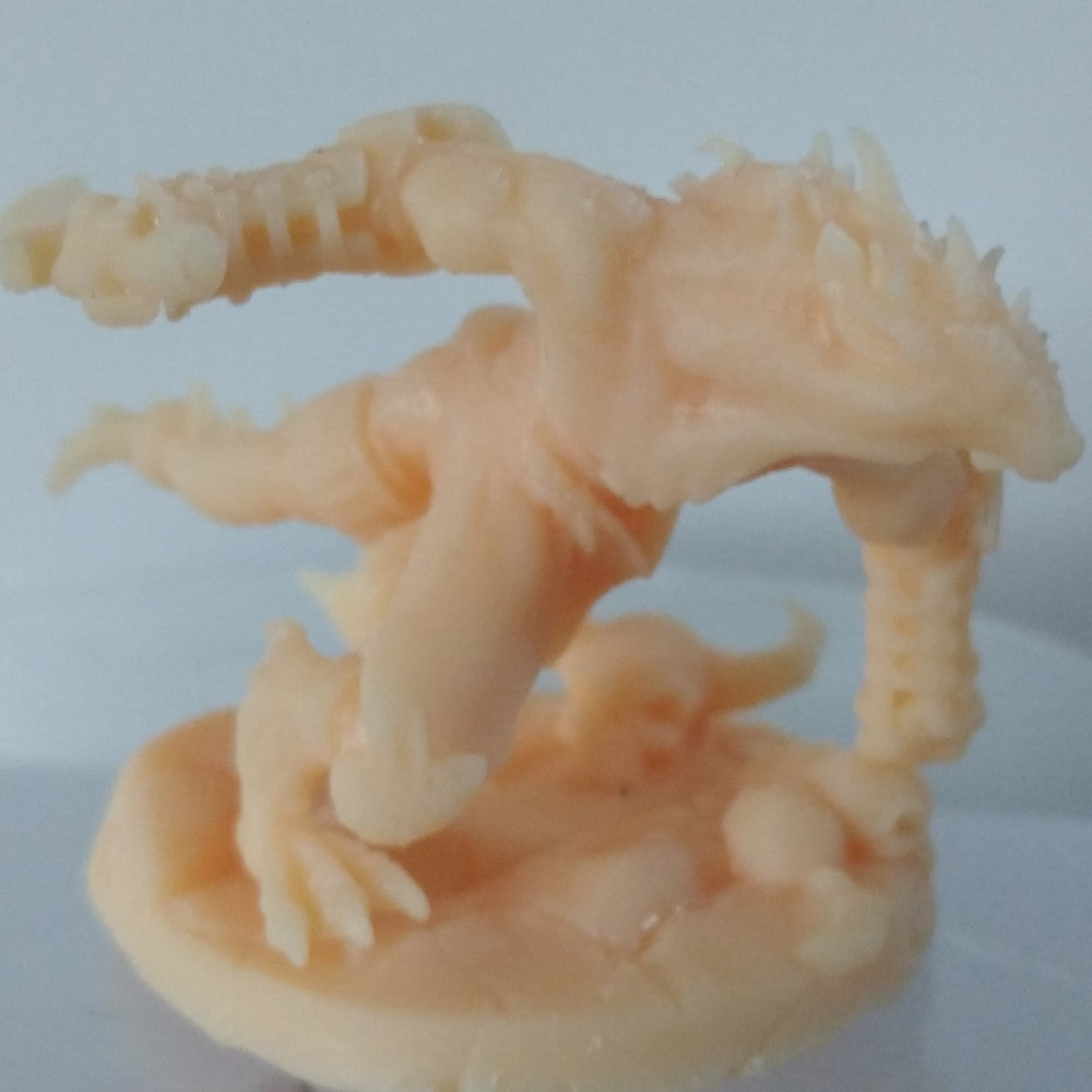 Dragon Born Team (6 Units), resin miniature, 28mm heroic scale unpainted resin, view 3