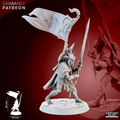 Dragon Scales (5 Units), resin miniature, 28mm heroic scale unpainted resin, view 2