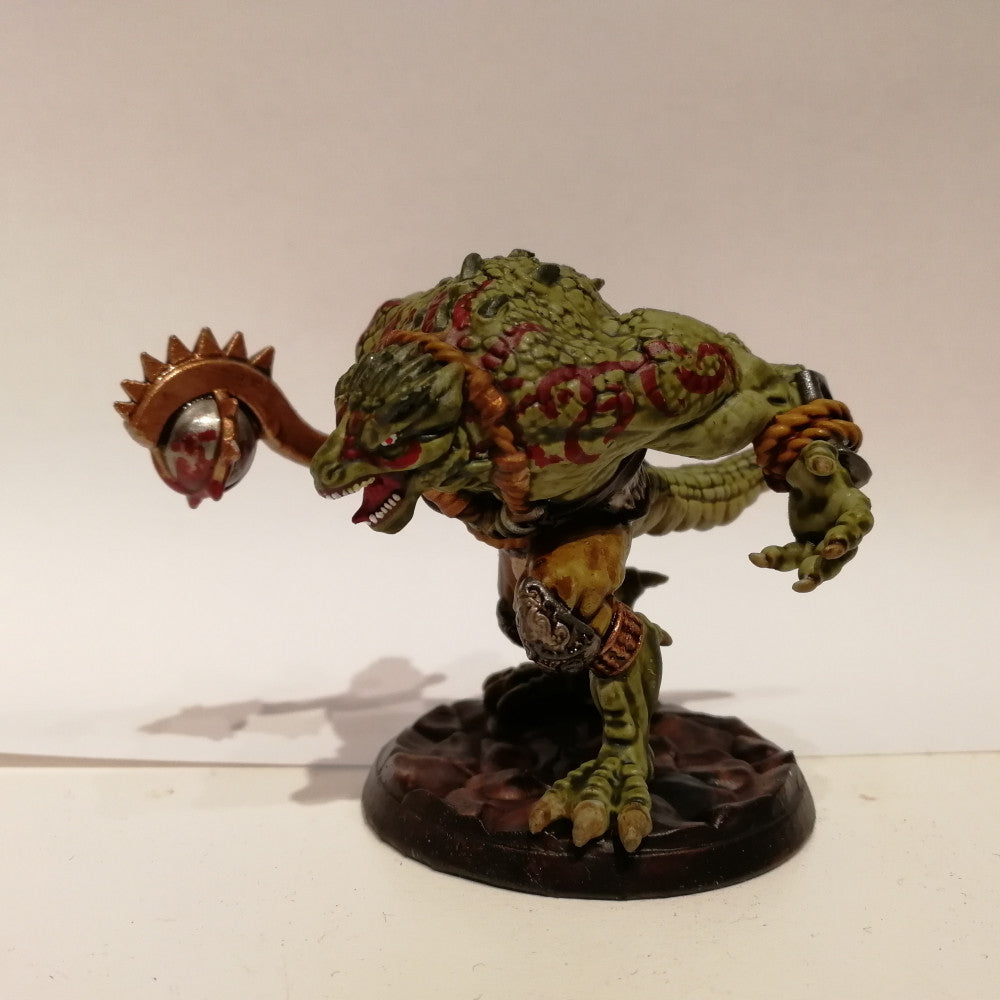 Greater Dragonborn Team (3 Units), resin miniature, 28mm heroic scale unpainted resin, view 2