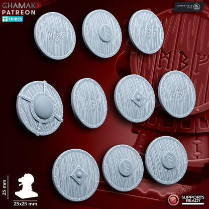 Clan Crossbowmen (10 Units), resin miniature, 28mm heroic scale unpainted resin, view 3