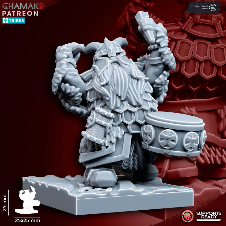 Clan Thanes (10 Units), resin miniature, 28mm heroic scale unpainted resin, view 3