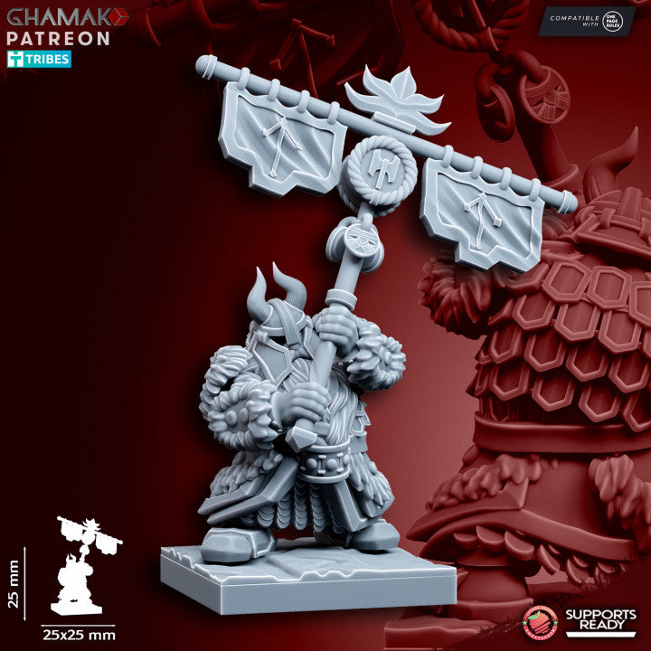 Clan Thanes (10 Units), resin miniature, 28mm heroic scale unpainted resin, view 5