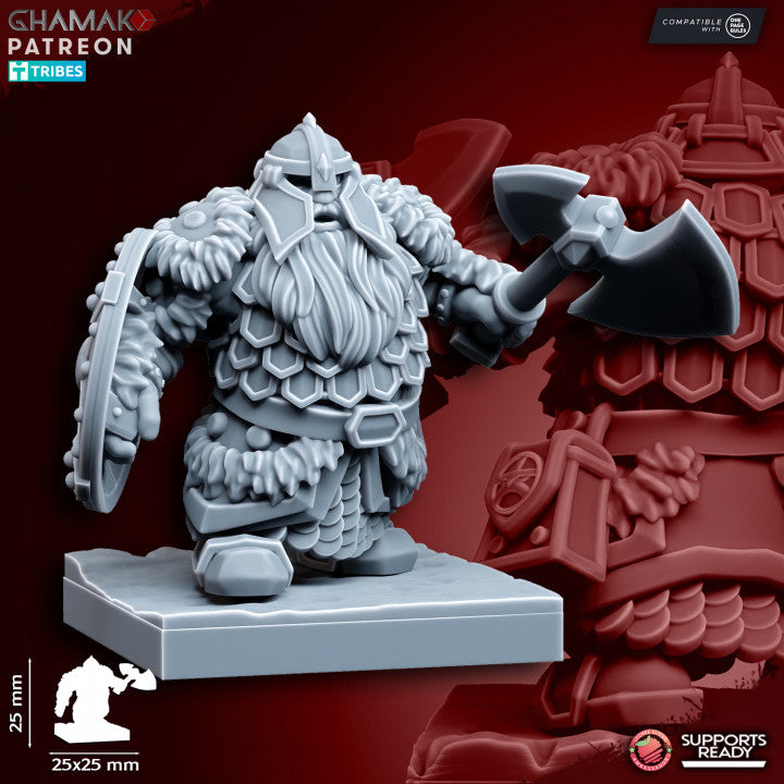Clan Thanes (10 Units), resin miniature, 28mm heroic scale unpainted resin, view 6