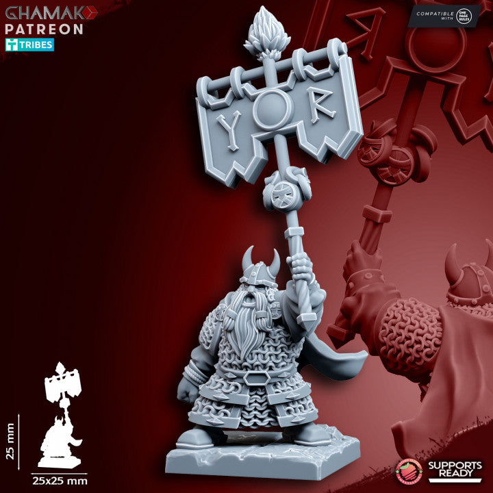 Clan Warriors (Handweapon and Shield) (10 Units), resin miniature, 28mm heroic scale unpainted resin, view 6
