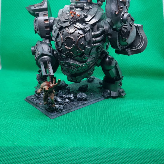 Dwarf Iron Golem, resin miniature, 28mm heroic scale unpainted resin, view 5