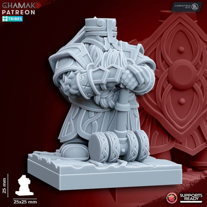 Forge Guard (10 Units), resin miniature, 28mm heroic scale unpainted resin