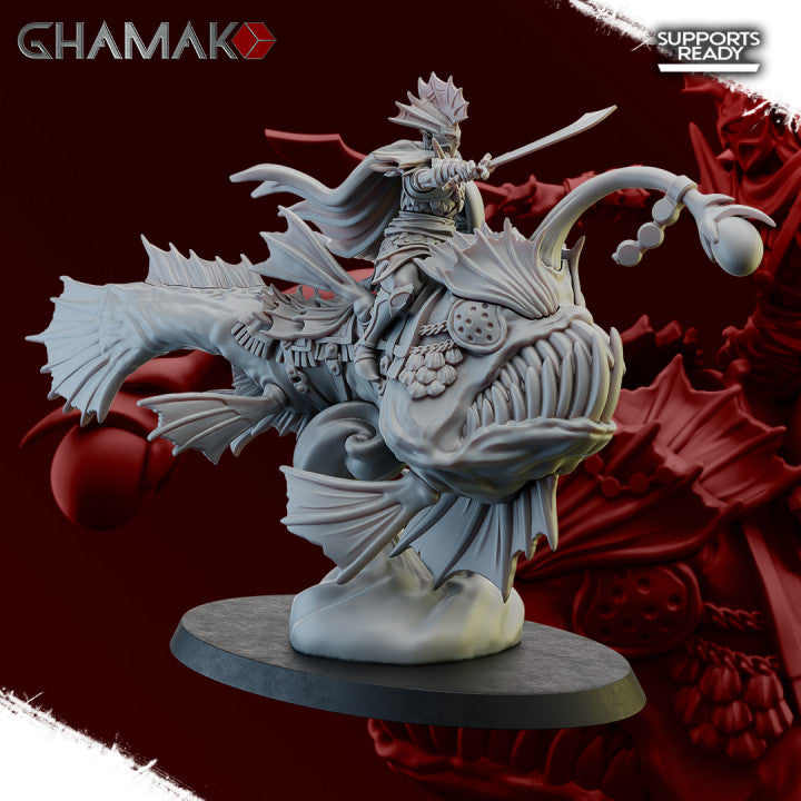 Royal Guards of Atlantis Squad (3 Units), resin miniature, 28mm heroic scale unpainted resin