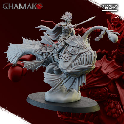 Royal Guards of Atlantis Squad (3 Units), resin miniature, 28mm heroic scale unpainted resin