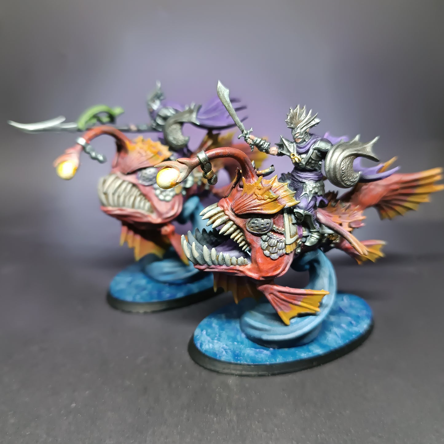 Royal Guards of Atlantis Squad (3 Units), resin miniature, 28mm heroic scale unpainted resin, view 6
