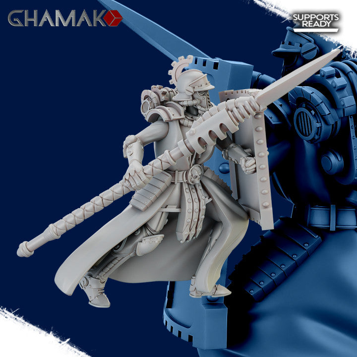 Scutarior Squad (10 Units), Tech Priests proxy miniature, 28mm heroic scale unpainted resin