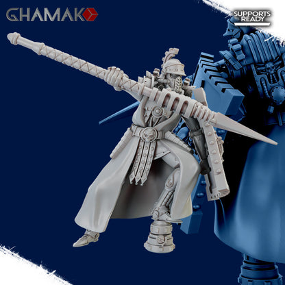 Scutarior Squad (10 Units), Tech Priests proxy miniature, 28mm heroic scale unpainted resin, view 5