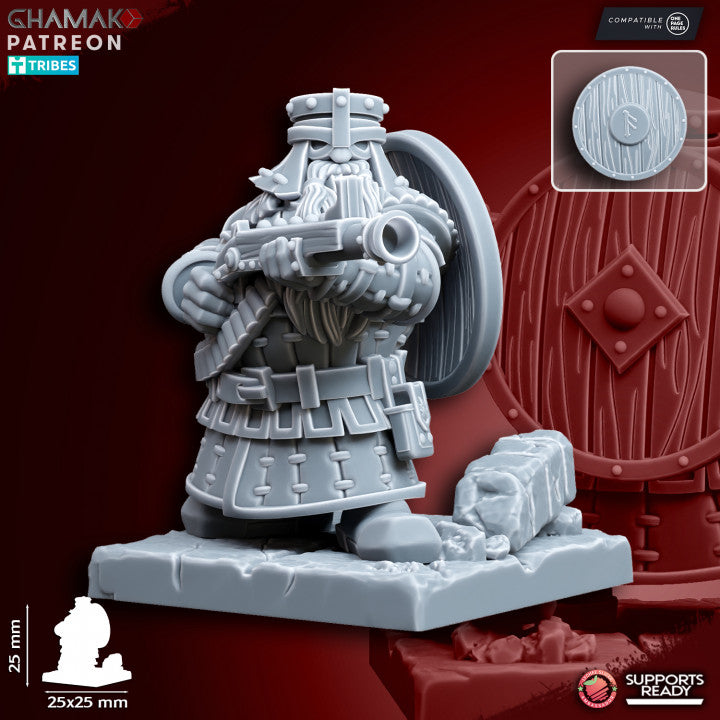 Thunder Brigade (10 Units), resin miniature, 28mm heroic scale unpainted resin