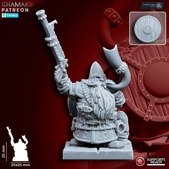 Thunder Brigade (10 Units), resin miniature, 28mm heroic scale unpainted resin, view 2