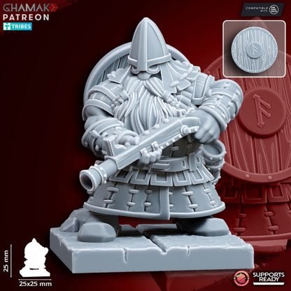 Thunder Brigade (10 Units), resin miniature, 28mm heroic scale unpainted resin, view 5