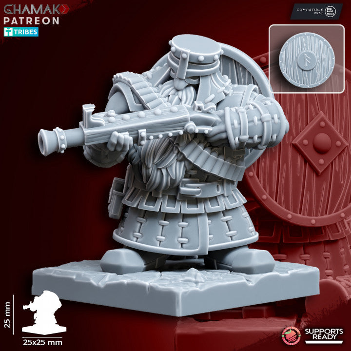 Thunder Brigade (10 Units), resin miniature, 28mm heroic scale unpainted resin, view 9