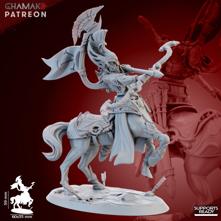 Skyrunner Cavalry (5 Units), resin miniature, 28mm heroic scale unpainted resin
