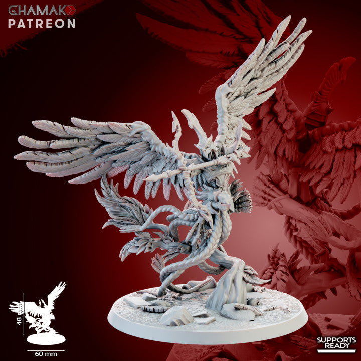 Spiritus Ventus, resin miniature, 28mm heroic scale unpainted resin